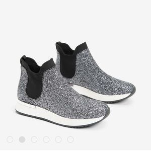 Kenneth Cole CAMERON CHELSEA SLIP-ON GLITTERS JOGGER SNEAKERS